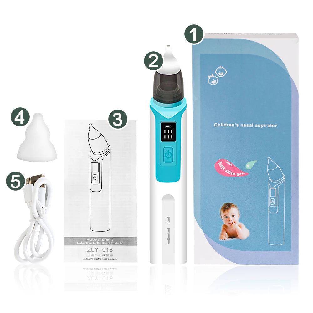TinyCare Rechargeable Baby Nose Cleaner: Gentle Relief for Congestion